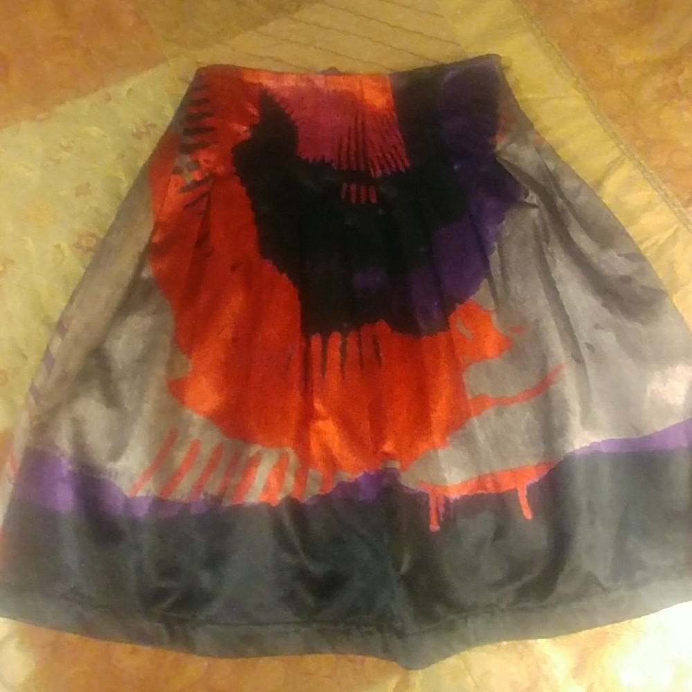 ETRO Flared cotton blend skirt
